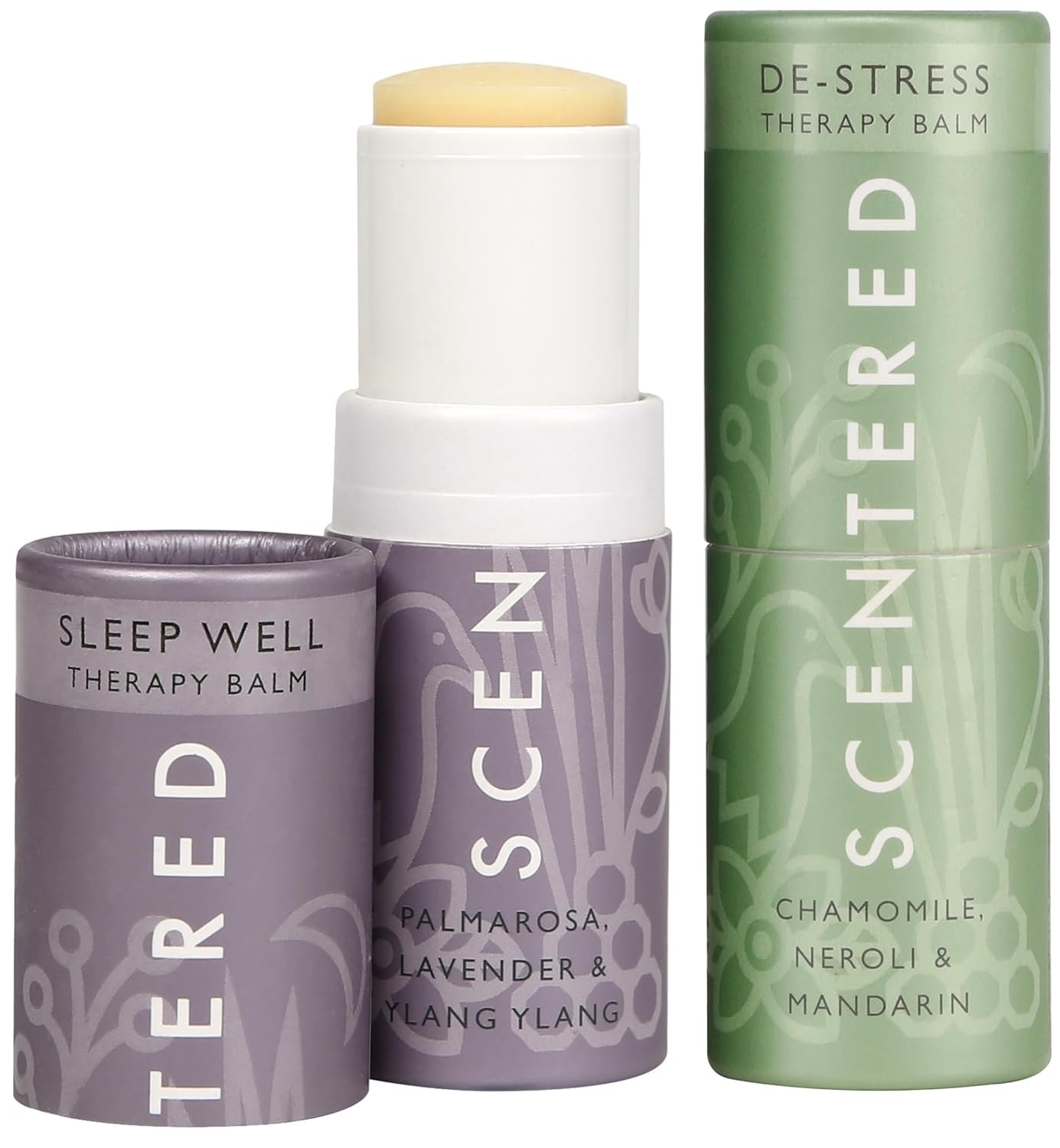 Scentered Sleep & Stress-Relief Aromatherapy Balm Gift Set – Essential Oil Roll On Balms for Relaxation & Rest – Sleep Well & De-Stress – Self-Care Reaxation Gift for Women