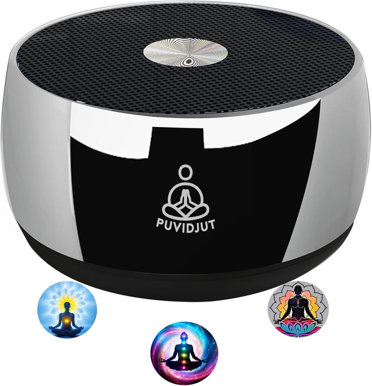 Meditation Sound Machine, Frequency Generator Instrument,PUVIDJUT Tone Device - Solfeggio Frequencies Bath for Yoga, Mindfulness,Meditation System of Chakra, 5 Tones Optional, 3 Timer Modes